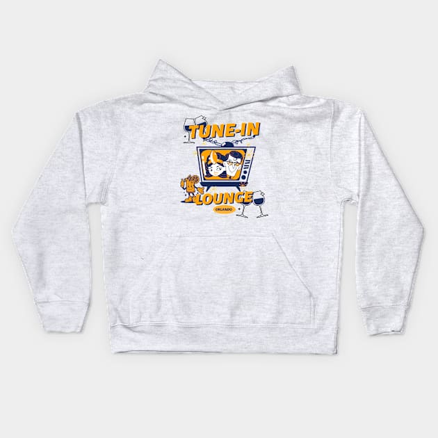 Tune-In Lounge Hollywood Studios Orlando Florida Bar Kids Hoodie by Joaddo